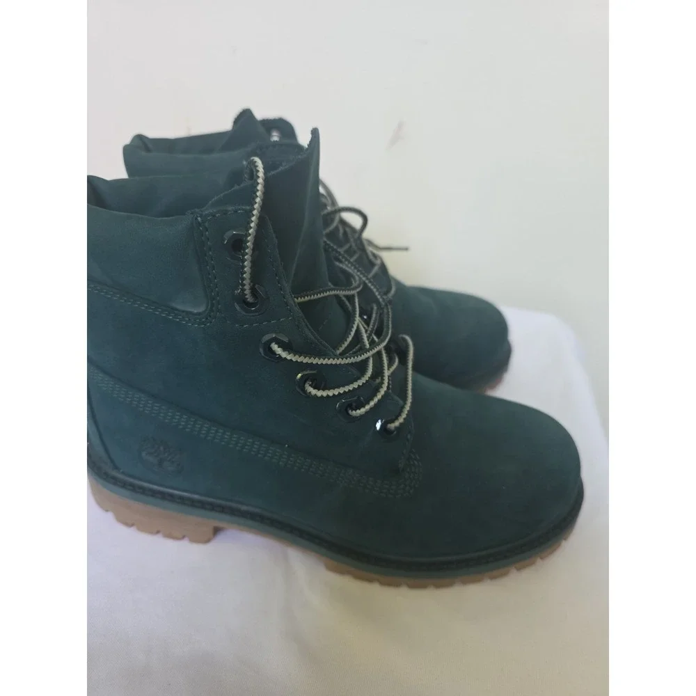 Timberland Limited Edition Green Jade Boots Boys Size 4